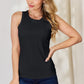 Basic Bae Full Size Round Neck Slim Tank Womens Tank Tops Black S 