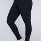 Plus Everyday Leggings with Pockets Leggings Charcoal 1X 