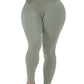 Corset Waist Buttery Soft leggings Body Shaper Leggings Olive S 