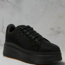 Jitter Bug Rhinestones Embellished Chunky Sneakers