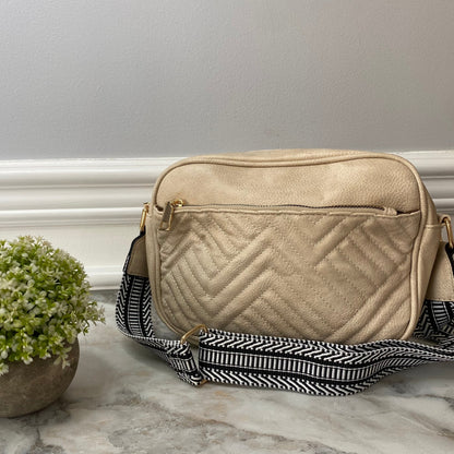 The Cassie Crossbody Bag  Cream  