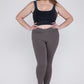 Plus V Waist Full Length Leggings    