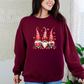 Valentine Gnome Graphic Sweatshirt Womens