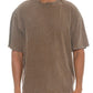 River Garment Wash Drop Shoulder Tee Mens T-shirt   