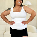 Basic Bae Full Size Square Neck Wide Strap Tank