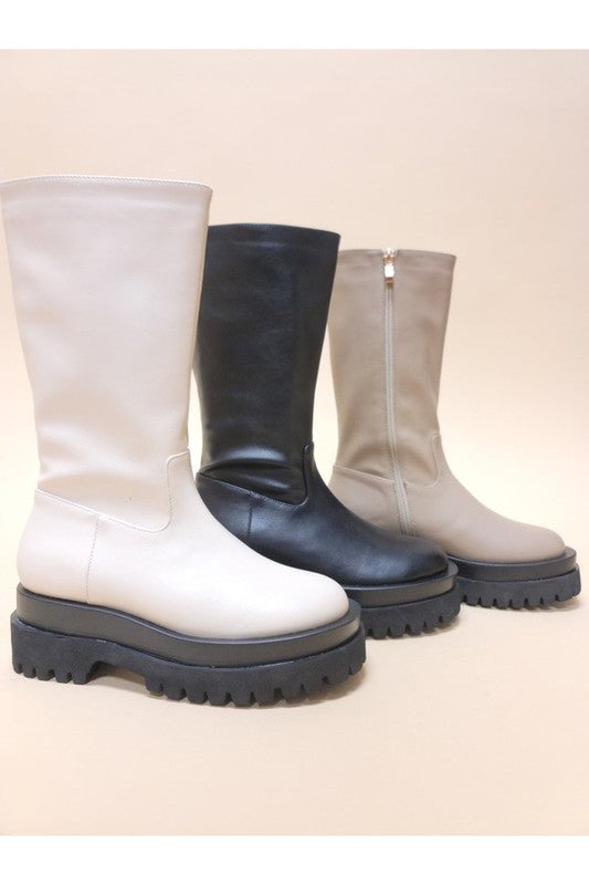 VENET-PLATFORM BOOTS boots   