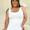 Basic Bae Full Size Square Neck Wide Strap Tank