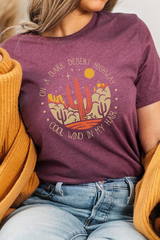Desert Highway Graphic Tee - Three Mad Hatters Mercantile 