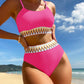 Scoop Neck Spaghetti Strap Two-Piece Swim Set    