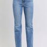 Judy Blue Raw Hem High Rise Bootcut Jeans