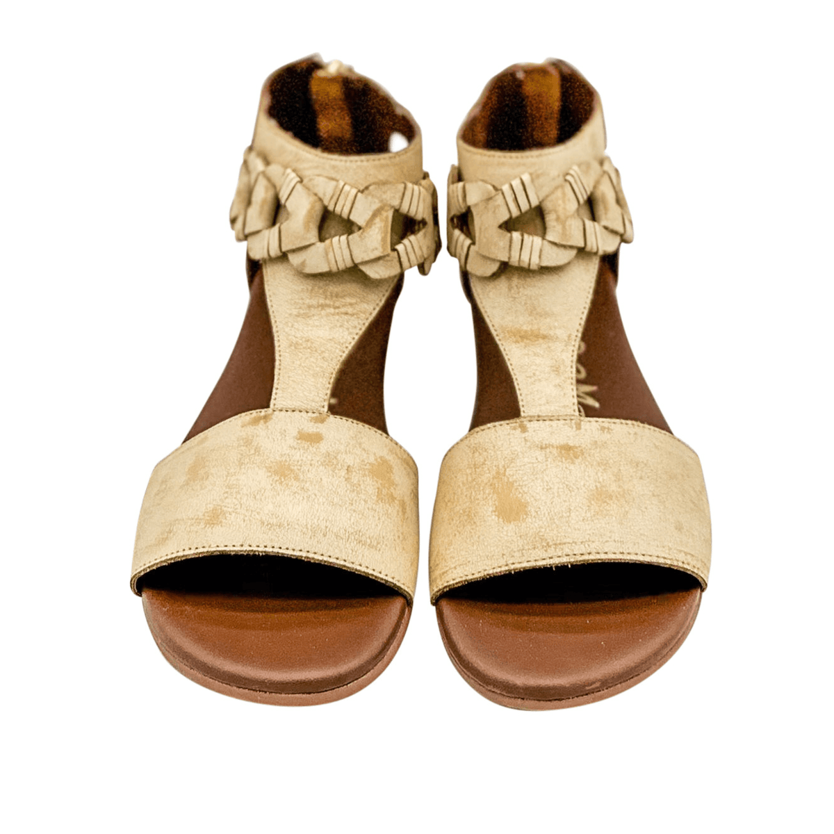 Loop D Loop Sandals in White - Three Mad Hatters Mercantile 