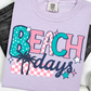 Beach Days Graphic Tee - Three Mad Hatters Mercantile 