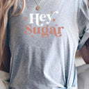 Hey Sugar Sparkle Valentines Day Graphic Tee