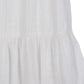 Embroidered Tiered Dress In White Midi dress   