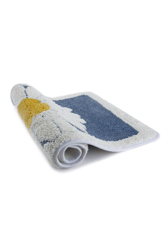 Daisy- Soft Bath Mat Daisy Bathroom Rug   