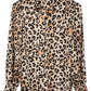 Satin leopard blouse    