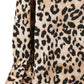 Satin leopard blouse    