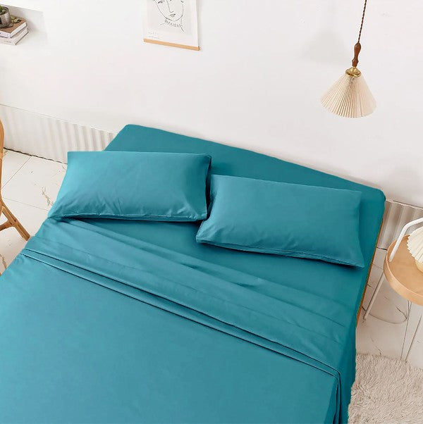 Turquoise Extra Soft Luxury Sheet Set Bed Sheets   