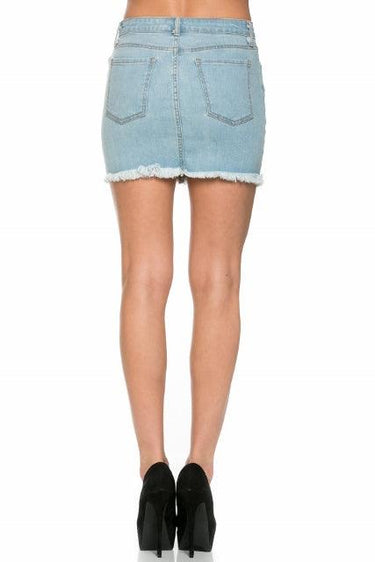 Denim Mini Skirt