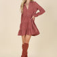 Corduroy tiered dress Womens Corduroy Dress   