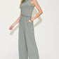 Basic Bae Full Size Ribbed Tank and Wide Leg Pants Set Womens Pant Set   