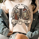 Love You Til My Lungs Give Out Graphic Tee
