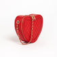 HEART SHAPED CROSSBODY BAG Crossbody Bag RED/ LMLM Os 