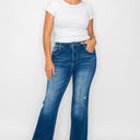 Bytos High Rise Bootcut Jeans with Pockets
