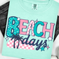 Beach Days Graphic Tee - Three Mad Hatters Mercantile 