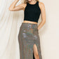 High Waist Sequin Skirt Sequin Skirt   