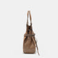 Nicole Lee USA Side Braided Tassel Inlaid Rhinestone Embroidery Hobo Bag    