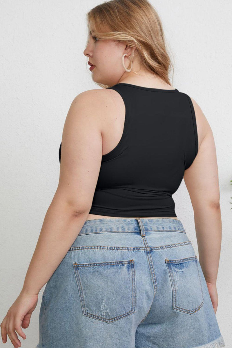 Basic Bae Round Neck Slim Tank - Three Mad Hatters Mercantile 