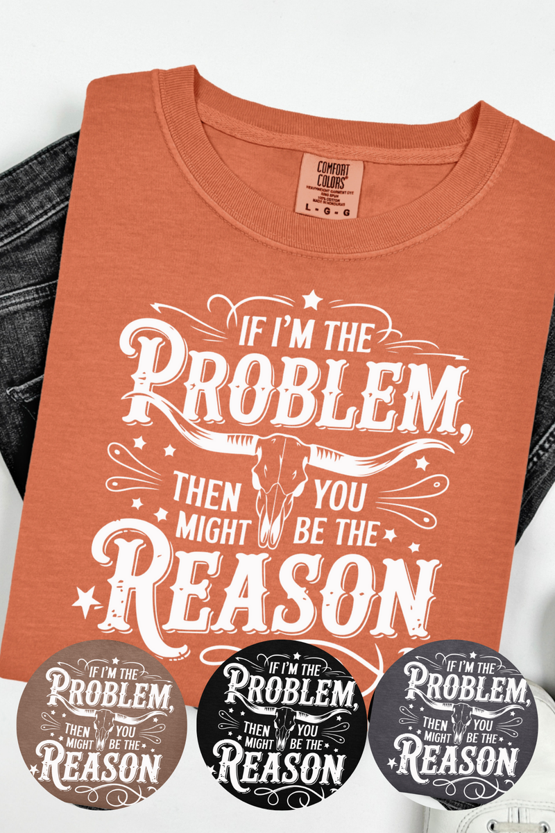The Problem and the Reason Graphic Tee graphic tee Shirt
