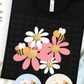 Springtime Bloom Graphic Tee graphic tee Shirt