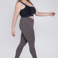 Plus V Waist Full Length Leggings    