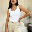 Basic Bae Square Neck Sleeveless Bodysuit