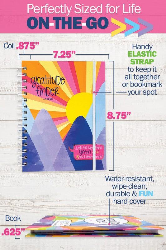 Faith-Based Gratitude Journal w Stickers 52-Week - Three Mad Hatters Mercantile 
