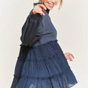 Cozy Chic- Mock Neck Tunic Knit Top