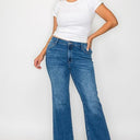 bytos Cat's Whiskers Mid Rise Ankle Jeans