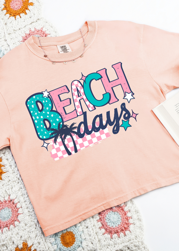 Beach Days Graphic Tee - Three Mad Hatters Mercantile 