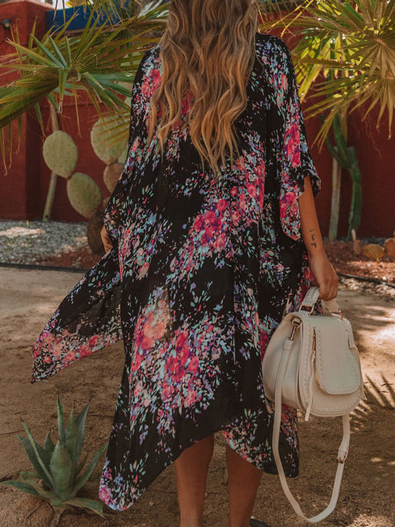 Printed Open Front Cover-Up    