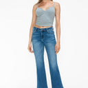 bytos Cat's Whiskers Mid Rise Ankle Jeans
