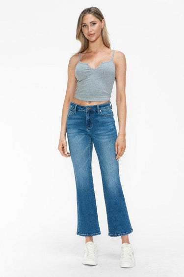 bytos Cat's Whiskers Mid Rise Ankle Jeans