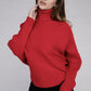 Viscose Dolman Sleeve Turtleneck Sweater Long Sleeve Blouse RUBY S 