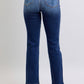 Judy Blue Washed Straight Leg Jeans with Pockets Womens Jeans