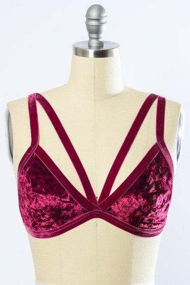 Crushed Velvet Bralette