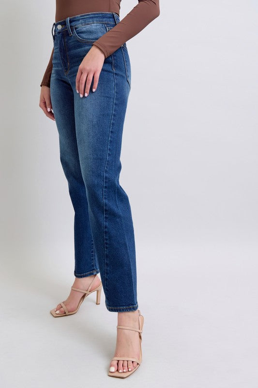 Judy Blue Side Seam Detail Straight Jeans with Pockets Womens Jeans