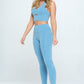 Two Piece Activewear Set with Cut-Out Detail Activewear Set   