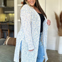 Double Take Open Front Longline Cardigan