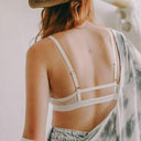 Center Cross Strap Lace Bralette